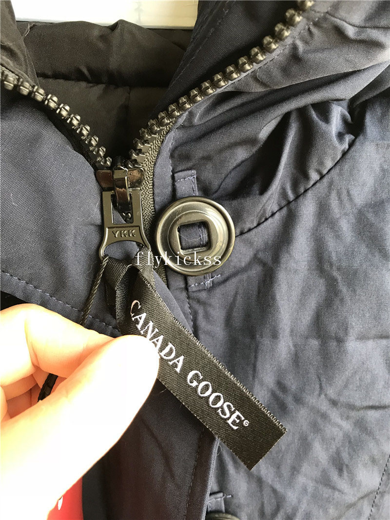 Canada Goose Long Dark Blue Coat